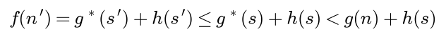 f of n prime equals g star of s prime plus h of s prime, which is at most g star of s plus h of s, which is less than g of n plus h of s